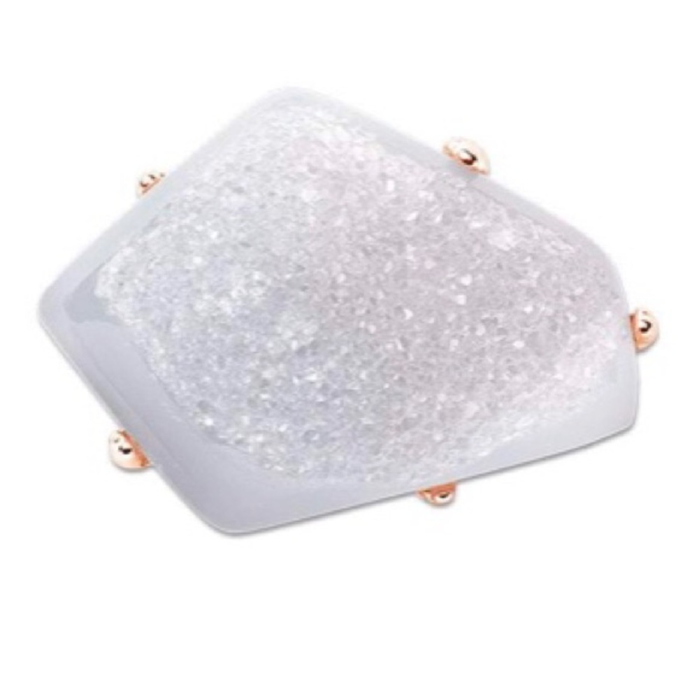 Five points druzy grey charm